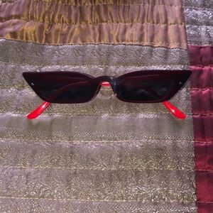 NWOT Slim Cat-Eye Sunglasses